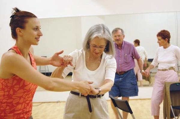 Dance for PD (Dance for people with Parkinson's Disease) classes.