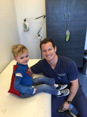 Dr Timothy Hartshorn, orthopedic surgeon at Marina Del Rey Hospital, was unbelievable casting my son's arm. There were no tears!