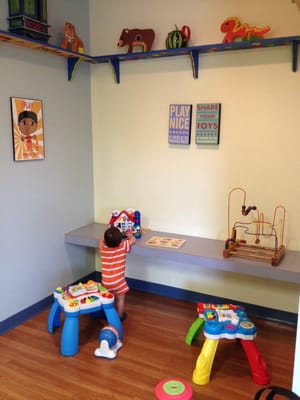 Play area in waiting room.