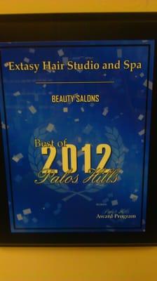 2012 Best Hair Salon Spa in Palos Hills, IL