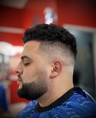 beard trim with fade