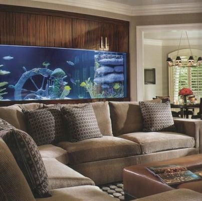 Custom saltwater aquarium