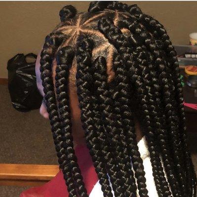 Medium Box Braids