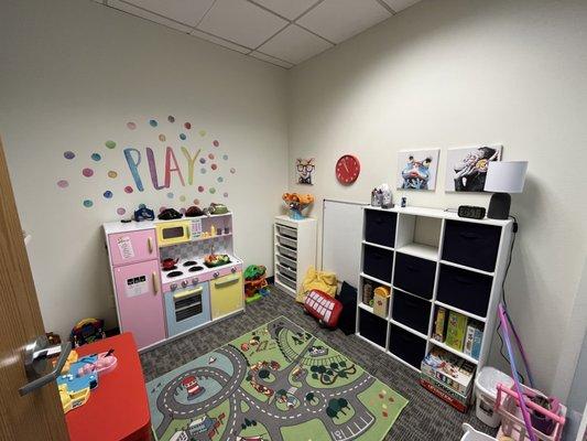 Our play therapy room - we love kids!