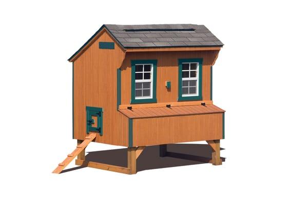 4x6 Chicken Coop. You and your feathered friends  will love these,