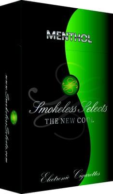 Smokeless Selects Menthol Rechargeable Electronic Cigarette starter Kit.  As low as $19.99