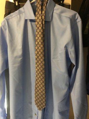 Calvin Klein shirt  Joseph Abboud tie