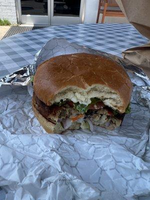 Veggie Burger -- didn't seem house made  but was tasty enough