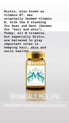 Biotin or B7 available!