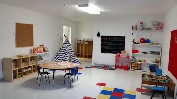 One of may classrooms, this is the 5-year old Laughing Lion classroom.