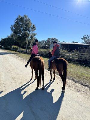 Beautiful day for a trail ride.