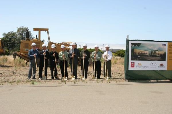 Pastors at Groundbreaking for new Ministry Center