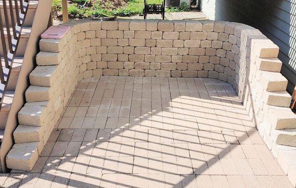 New landscaping- Bricks