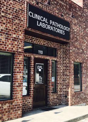 lab entrance...