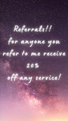 Referral program!!!!!!