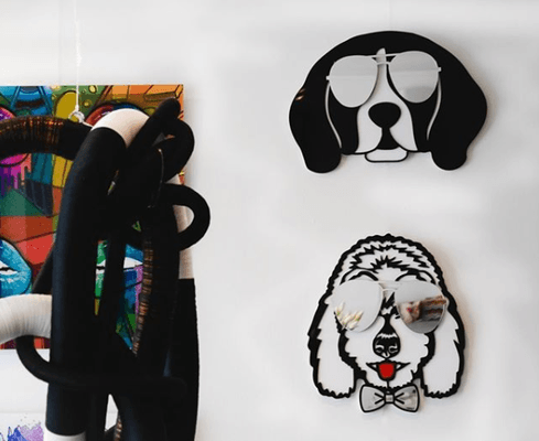 Ruff-en up your walls with some playful puppy wall art