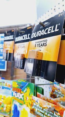 Duracell Batteries sold here.