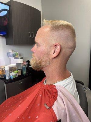 Skin fade/beard trim