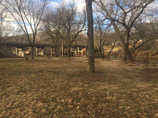 Picnic area with grills