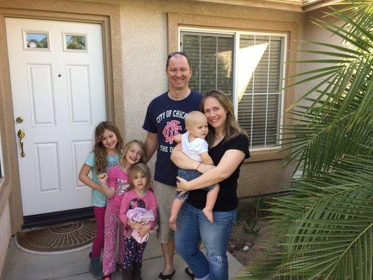 Four children later, we helped them move into this beautiful Escondido home.