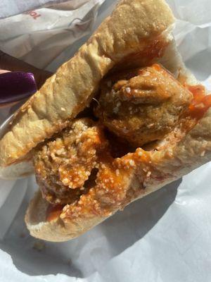 Meatball sub (junior size)