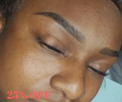 natural ombre brows