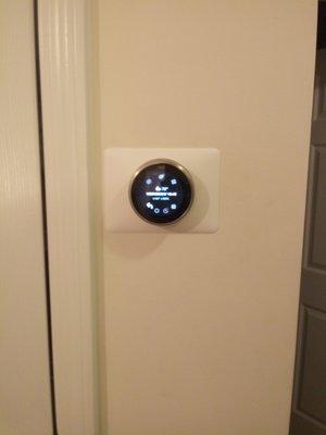 Nest smart thermostat install