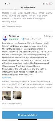 We had the opportunity to help to yangzi.  Air duct co provide  the best service