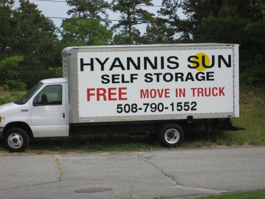 Use our move-in truck when you rent a unit. Ask on-site manager for details!