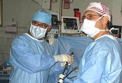 We specialize in minimally invasive surgery.