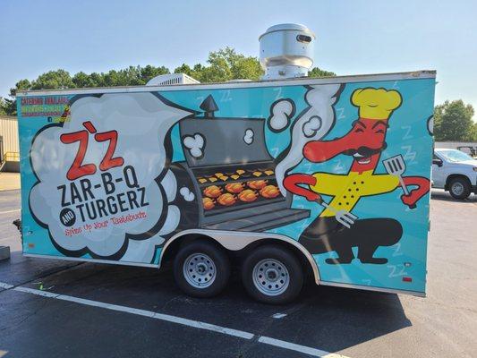 Z'z BBQ 
Food Trailer 
For booking and catering give us a call