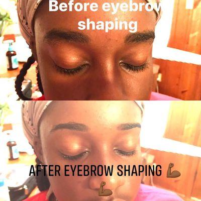 Eyebrow Shaping Results