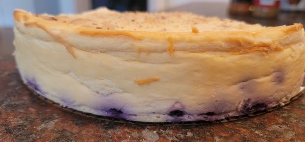 Blueberry Almond Gluten-Free Cheesecake