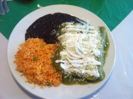 Enchiladas verdes