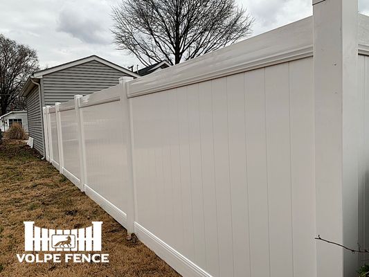 Vinyl fence