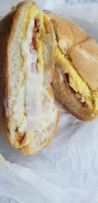 Pork roll egg and cheese