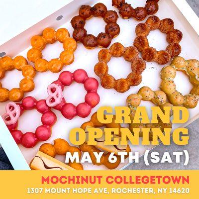 Grand opening on May 6th