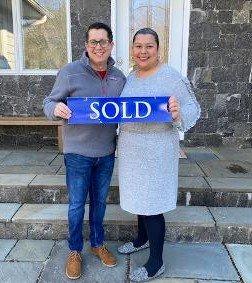 Happy Clients who were over the moon about their new home!