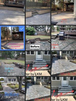 Installing new pavers