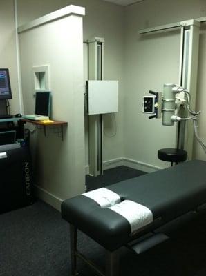 Our exam room with digital x-ray machine.