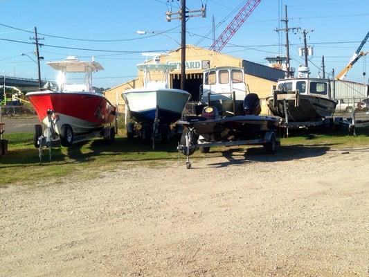 Boats to be serviced