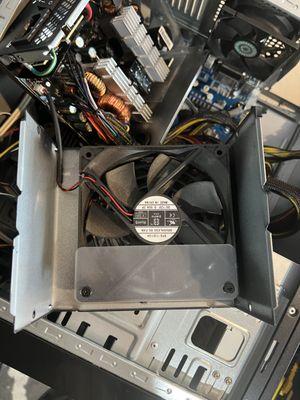 Power supplies, some times the fan goes bad.