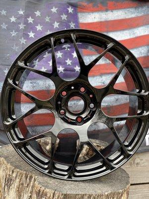 Powder coating, black wheels, Cerakote, custom, paint