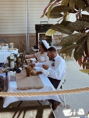 Perfect tables and chairs for our wedding!