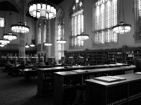 Yale Library Study Area