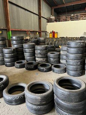 We carry all size tires for cars, trucks and commercial vehicles.