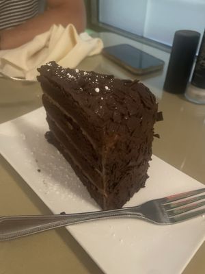 Great chocolate cake. Great to share