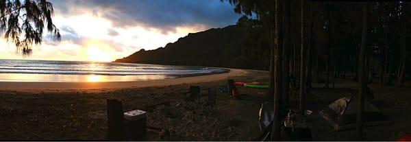 Beachfront Campsite