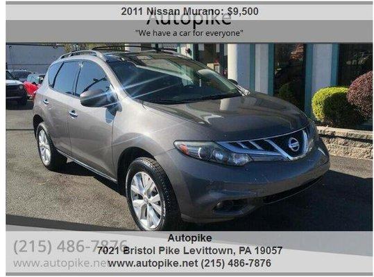 2011 Nissan Murano SV 4dr SUV 94887 Miles