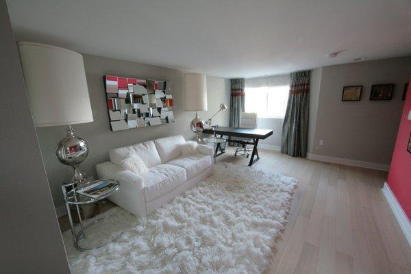 Upstairs Family Room of a two-story condo